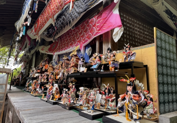 福よせこいのぼり＆五月人形