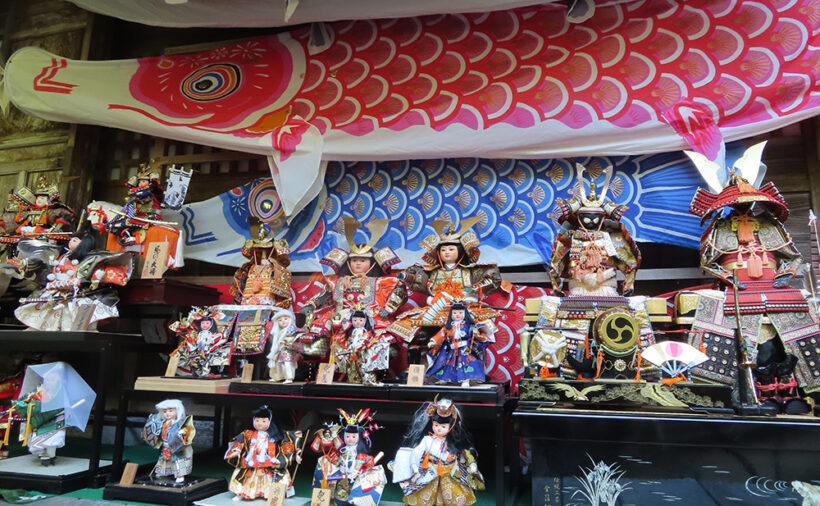 福ふく ふくろうの寺 光明寺 福よせ こいのぼり＆五月人形